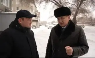 Аким ВКО Нурымбет Сактаганов проверил уборку улиц Усть-Каменогорска от снега и работу общественного транспорта