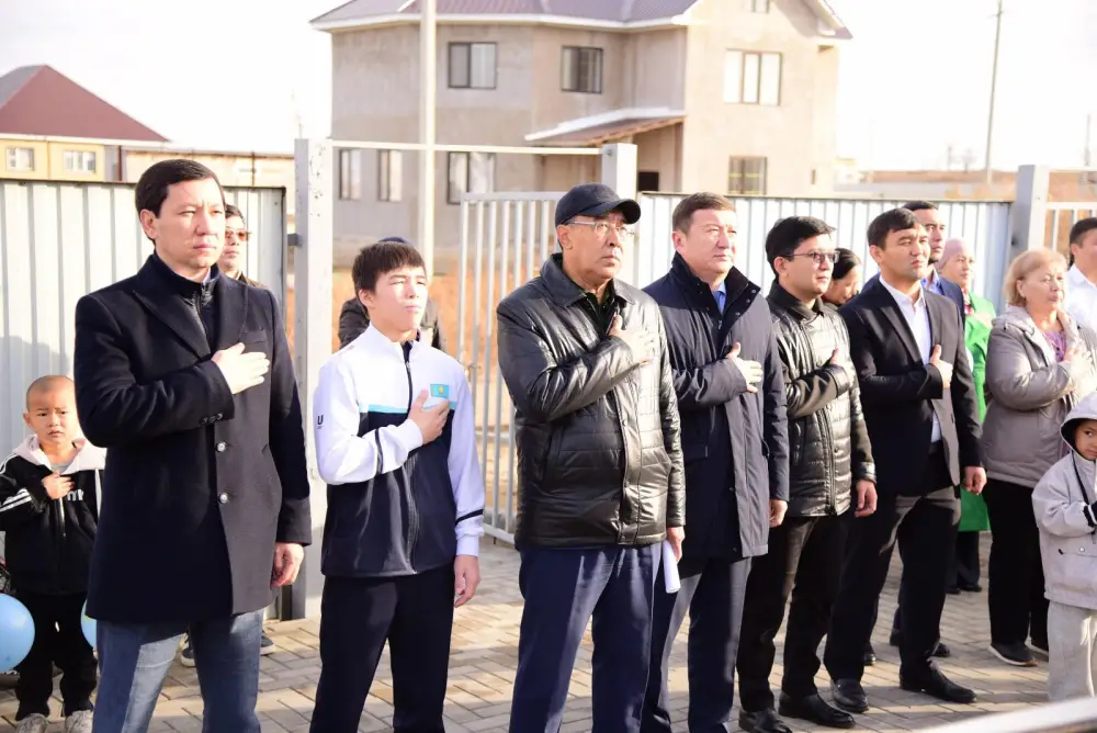 В селе К. Нокина в пригороде Актобе открылся новый спортивный комплекс (2)