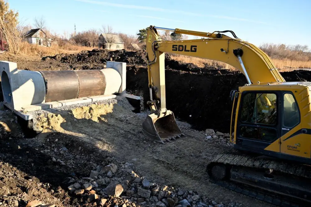 В Петропавловске завершаются все этапы строительства обводного канала (3)