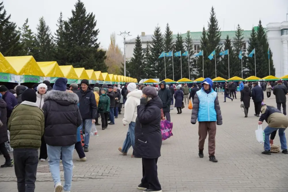 В Кокшетау прошла сельскохозяйственная ярмарка: представлено свыше 200 тонн фермерской продукции (3)