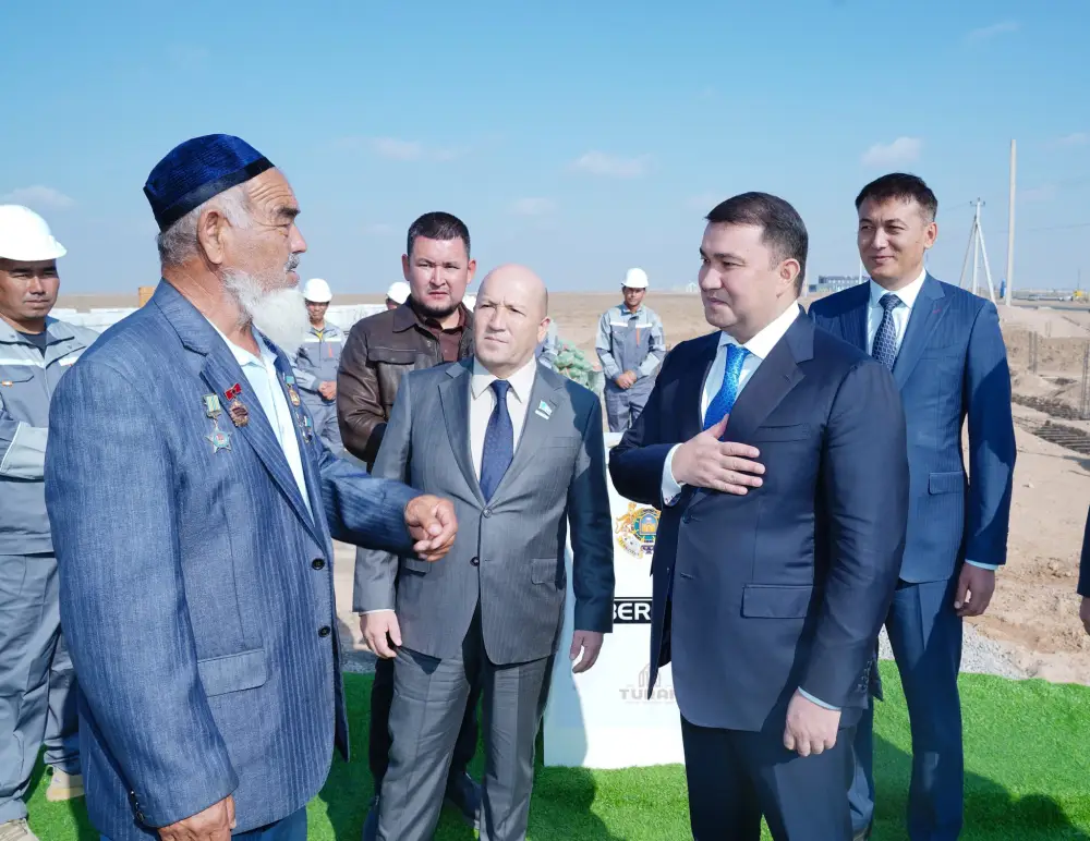 ТУРКЕСТАН: ЗАЛОЖЕНА КАПСУЛА НОВОГО ПРОИЗВОДСТВА СТОИМОСТЬЮ 7 МЛРД ТЕНГЕ НА ТЕРРИТОРИИ СПЕЦИАЛЬНОЙ ЭКОНОМИЧЕСКОЙ ЗОНЫ «TURAN» (9)