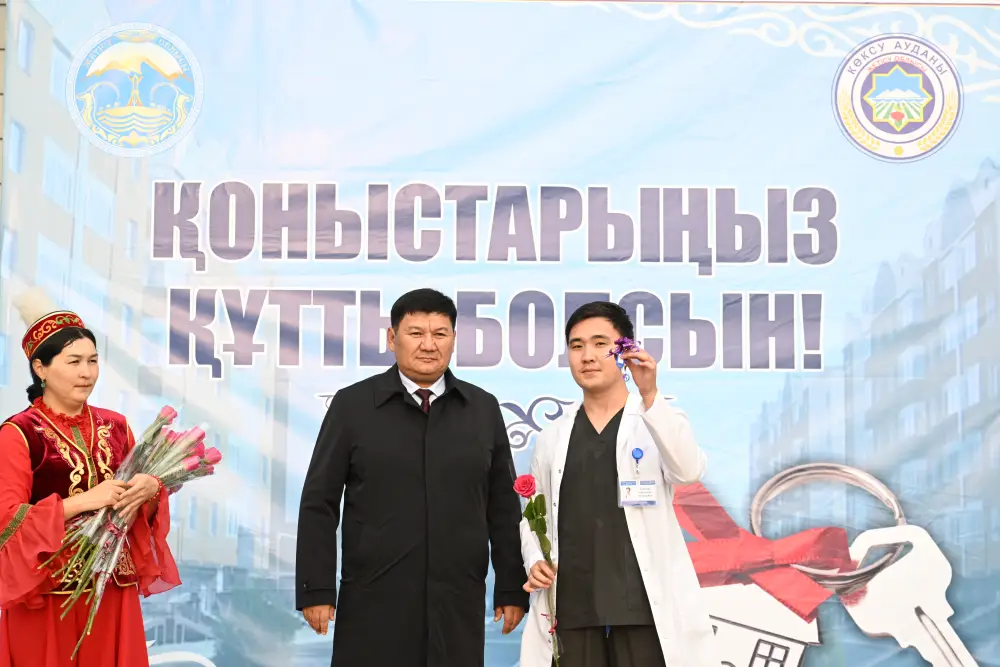 В области Жетісу сдали в эксплуатацию дом для медиков и педагогов (8)