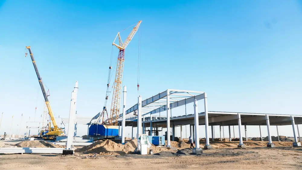 В области Абай активно ведется строительство крупного мясокомбината (8)