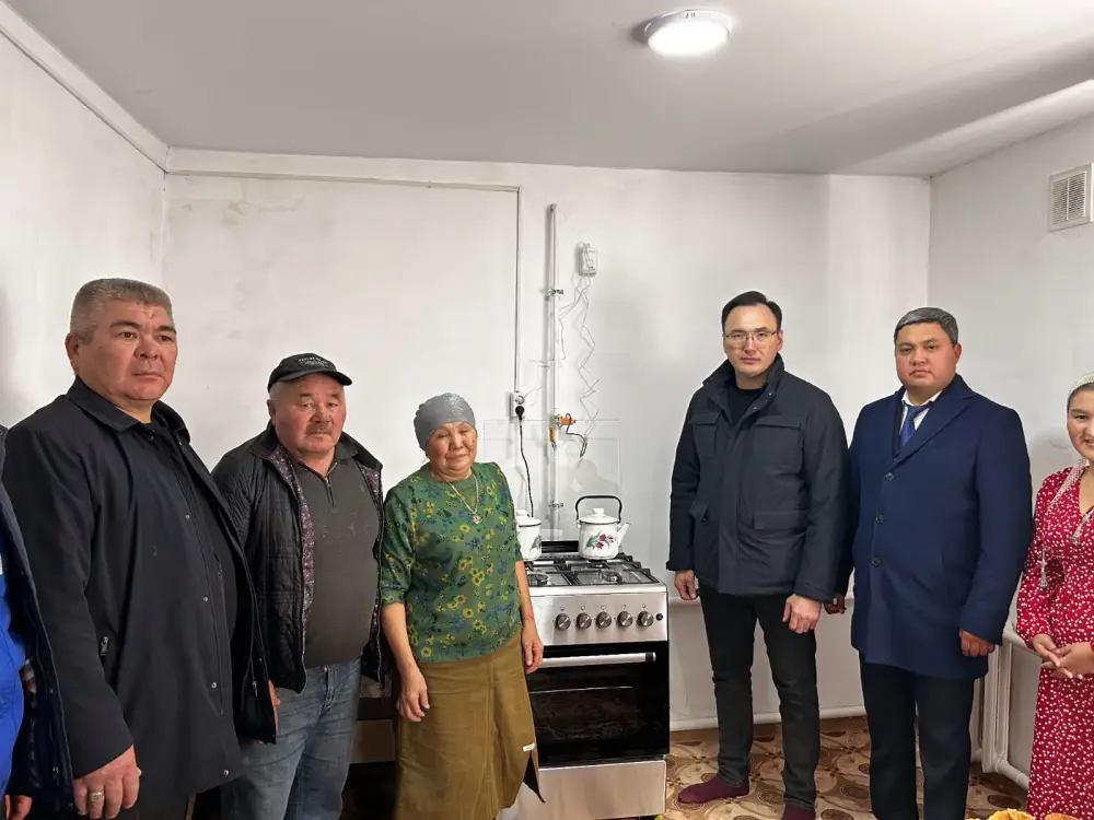 В Мугалжарском районе еще два села подключены к газу (2)