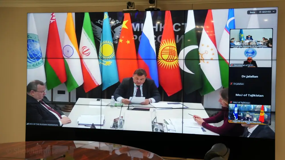 Министр юстиции РК Ерлан Сарсембаев принял участие в двенадцатом Совещании министров юстиции государств-членов Шанхайской организации сотрудничества (6)