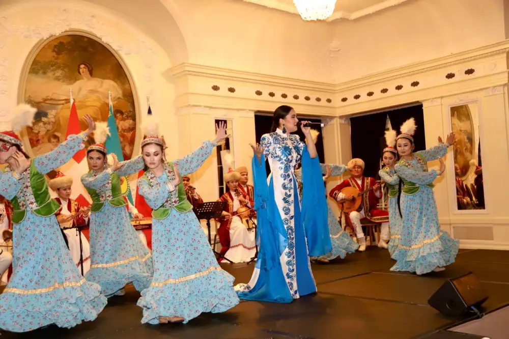 Праздничный концерт Кызылординских артистов завершился в Берне, Швейцария (6)
