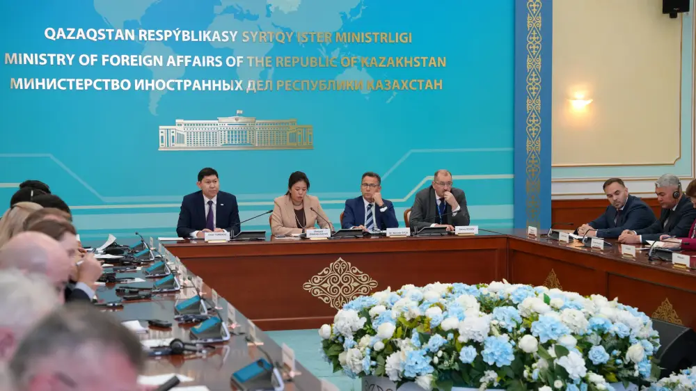 Вице-министр юстиции Ботагоз Жакселекова приняла участие в брифинге для представителей дипломатического корпуса (3)