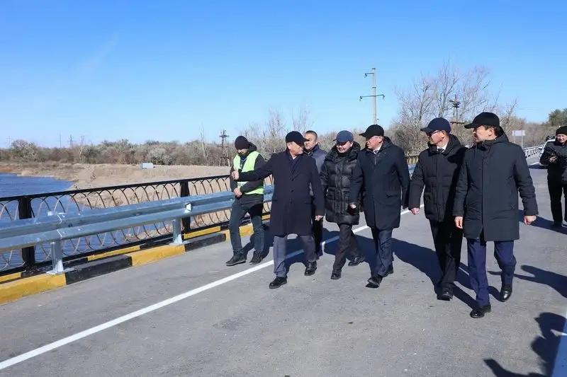 В Карагандинской области открыли новый мост через Нуру (10)