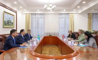 Встреча Генерального Прокурора Казахстана с Послом Великобритании обсуждение верховенства закона и защиты прав человека