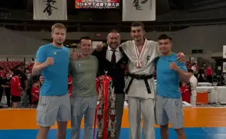 Первый иностранец на японском пьедестале каратэ!