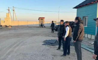 Заместитель председателя Комитета по делам строительства и ЖКХ проверяет реализацию проектов по обеспечению качественной питьевой водой в Жамбылской области