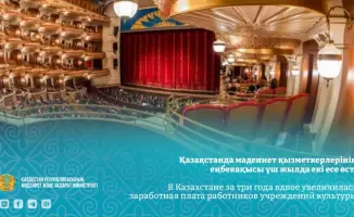 Заработная плата работников культуры Казахстана увеличилась за три года