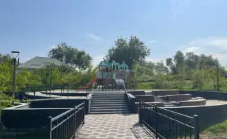 В Алматы завершены работы по благоустройству сквера у озера Карасу, созданного для общественного отдыха и досуга