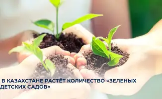 В Казахстане наблюдается рост числа «Зеленых детских садов»