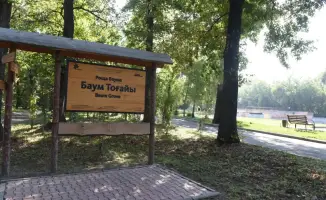 Благоустройство рощи Баума в Алматы сохранение зеленого фонда и посадка новых деревьев