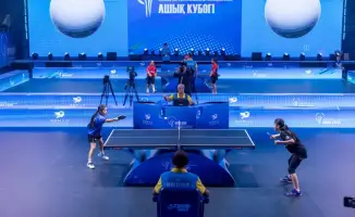 Казахстан принимает международный турнир по настольному теннису