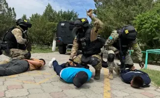 Учения по борьбе с терроризмом проходят в Алматы