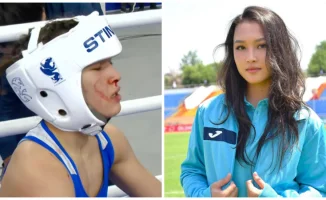 Красавица из Шымкента устроила кровавый бой на чемпионате по боксу