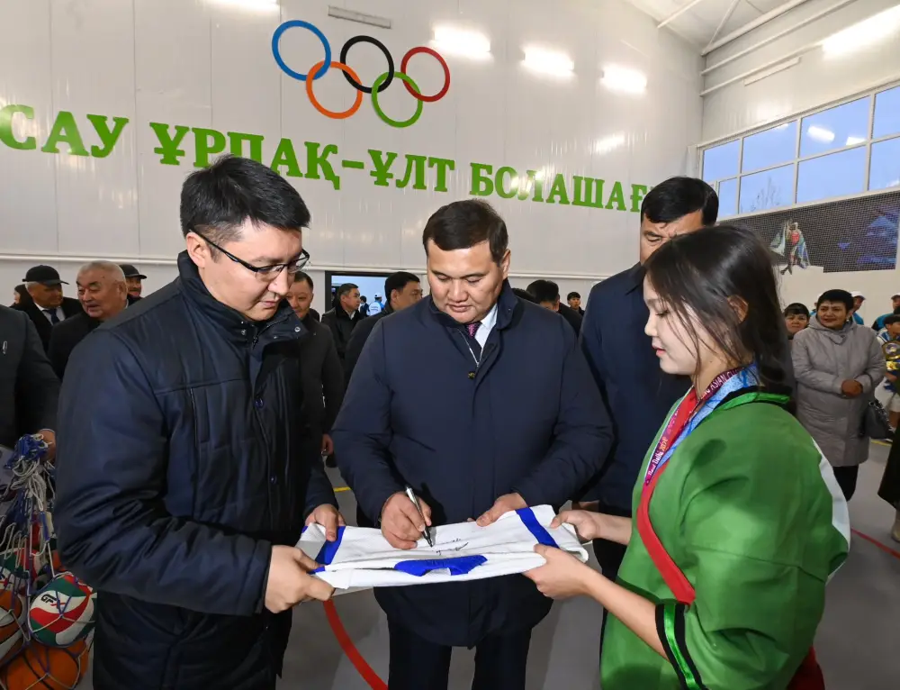 В Шиелийском районе открылся физкультурно-оздоровительный комплекс (4)