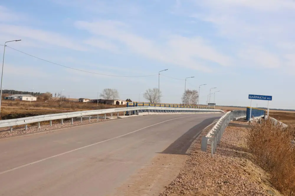 В Буландынском районе построен новый мост, соединяющий два села (3)