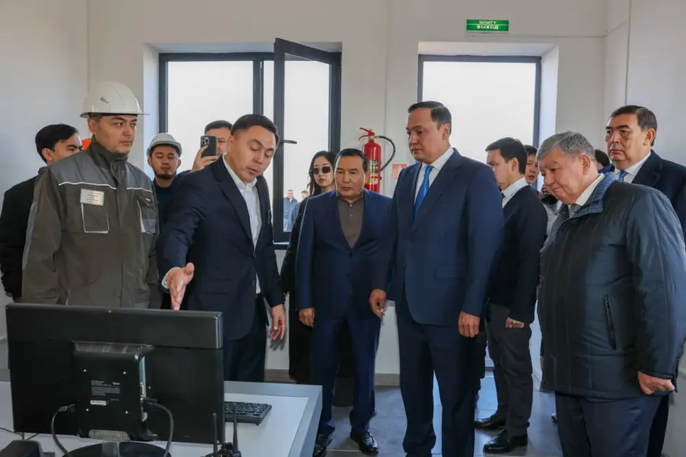 Завод по производству извести запустили в Жамбылской области (5)