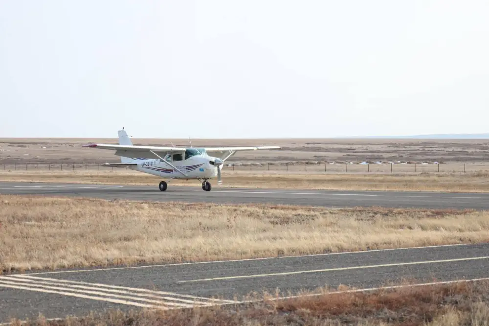 Qazaq Geophysics начала аэрогеофизические исследования в области Абай (4)