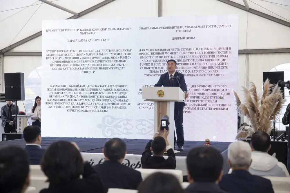 В Конаеве открыли завод по переработке пшеницы на 15 млрд тенге (5)