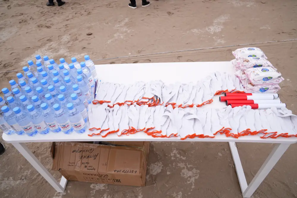 120 кг мусора убрали с прибрежных территорий школьники Кызылорды в рамках экологической акции «Экономь воду – сохраняй будущее!» (2)