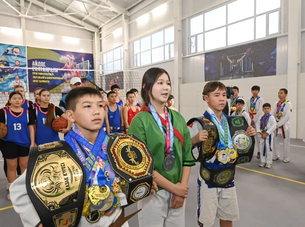 В Шиелийском районе открылся физкультурно-оздоровительный комплекс (9)