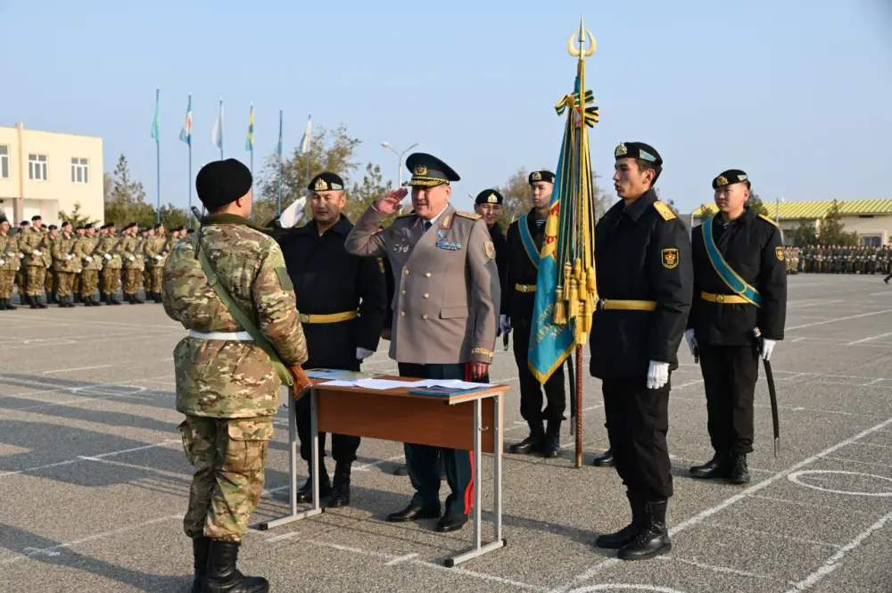 В Мангистауской области более 700 новобранцев приняли Военную присягу (5)