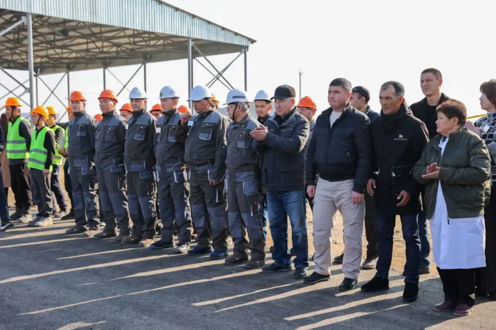 Завод по производству извести запустили в Жамбылской области (3)