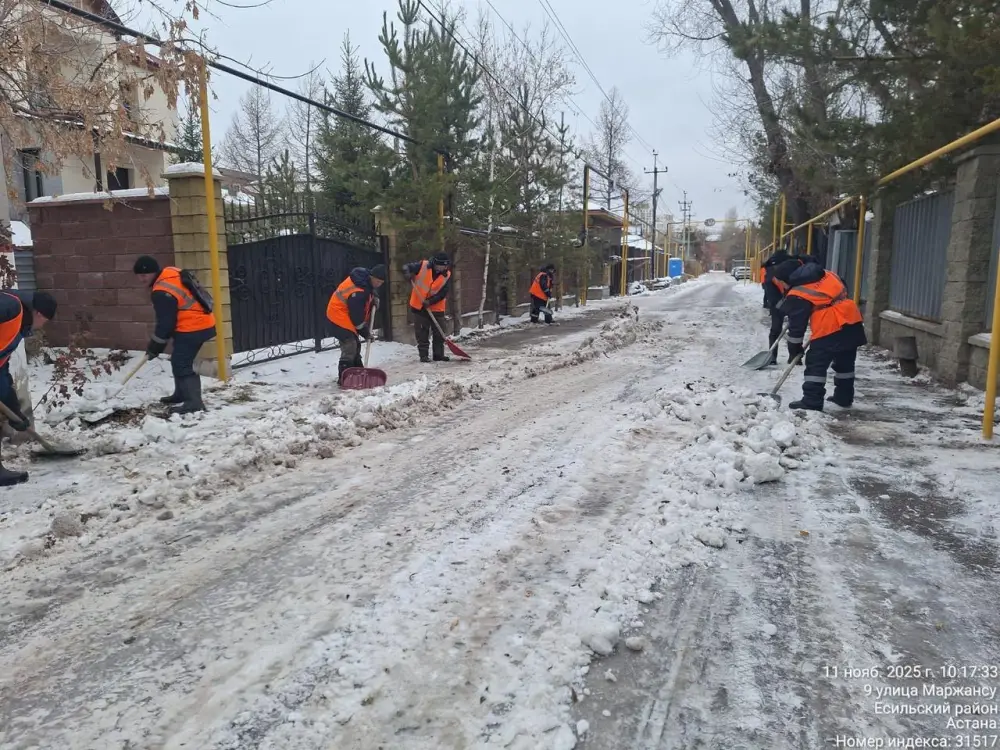 Более 3000 тонн техсоли и 14 000 рейсов: коммунальщики Астаны работают круглосуточно (4)