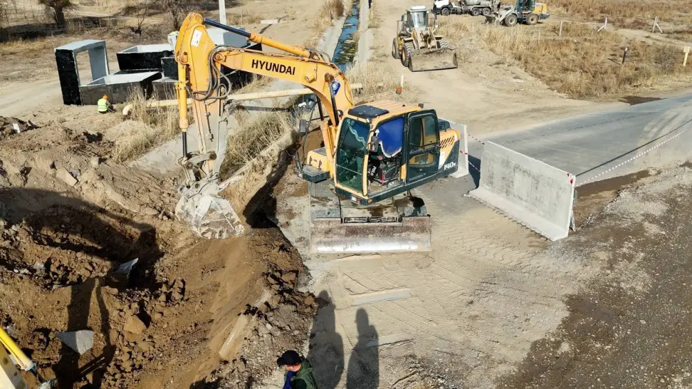 Работы по бетонированию канала «Найман» завершены в Туркестанской области (3)