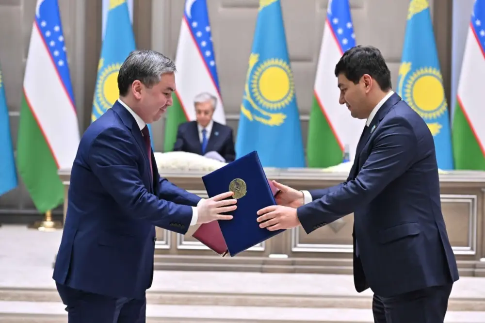 Казахстан и Узбекистан подписали меморандум о взаимопонимании в сфере горной промышленности (3)