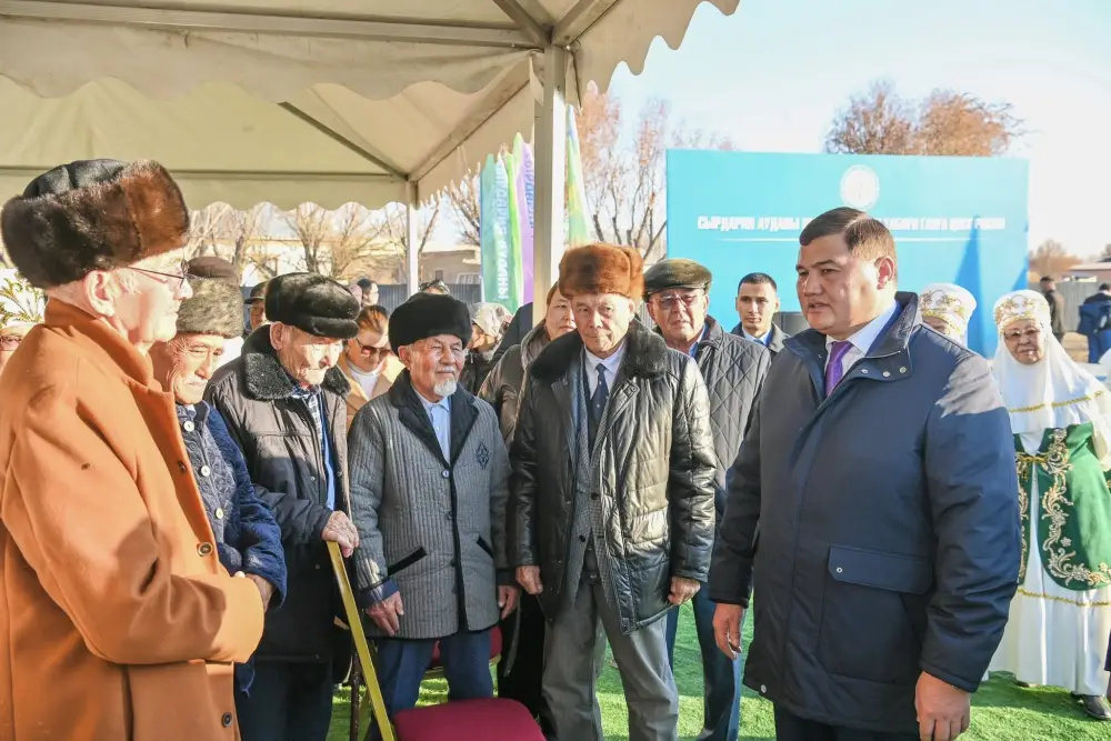 В село Шаган Сырдарьинского района подведен природный газ (9)