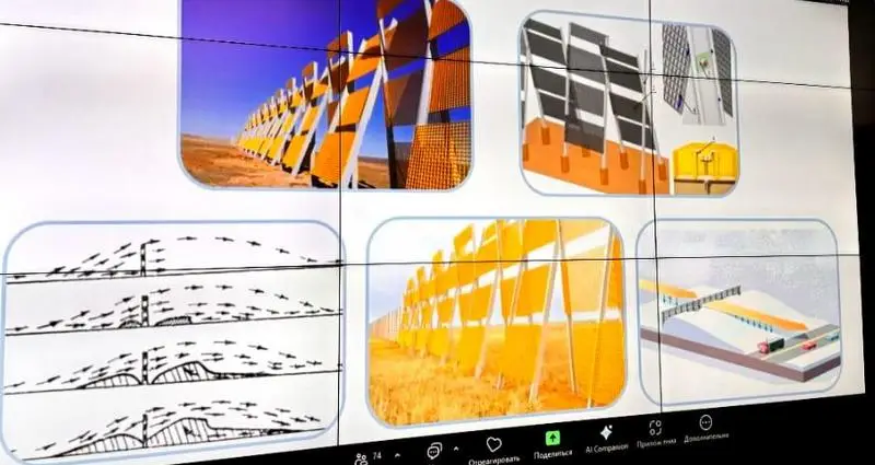 На трассах Карагандинской области устанавливают снегозадерживающие заборы нового типа (2)