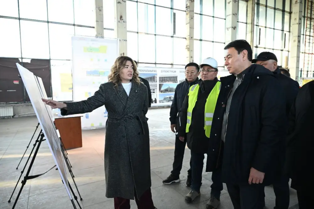 Дархан Сатыбалды проверил ход модернизации вокзала Алматы–1 (5)