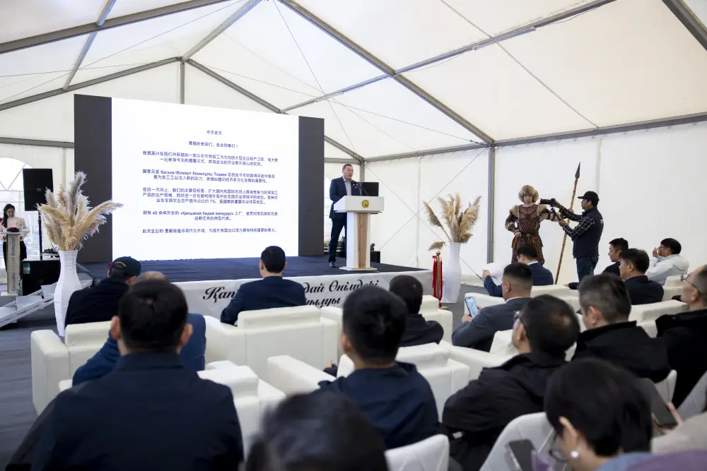 В Конаеве открыли завод по переработке пшеницы на 15 млрд тенге (4)