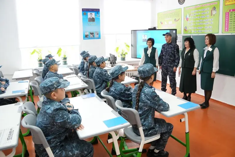 «Закон и порядок»: в одной из школ Бухар-Жырауского района открылся специализированный класс «Жас сақшы» (9)