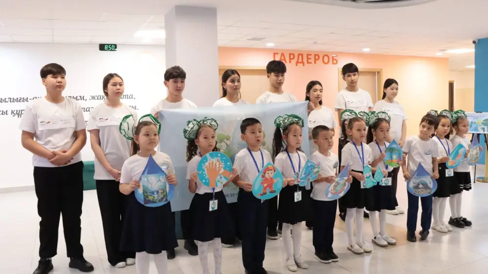 Более тысячи школьников Кызылординской области приняли участие в открытом уроке на тему экономии воды (7)