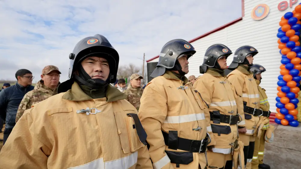 В ЗКО Глава МЧС открыл новый ДПФ «Ауыл құтқарушылары» (4)