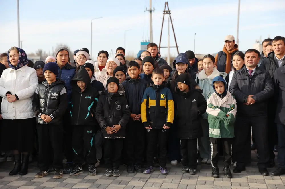 В Таласском районе открыт новый спортивный комплекс (2)