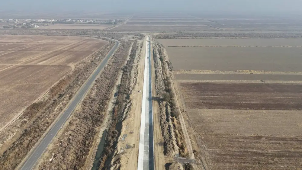 Масштабная модернизация: работы по бетонированию более 62 км земляных каналов ведутся в Туркестанской области (6)