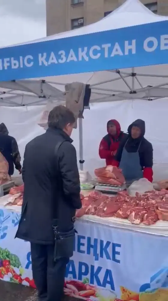 Фермеры из Восточного Казахстана привезли в Алматы свежее мясо и натуральный мед по доступным ценам (2)