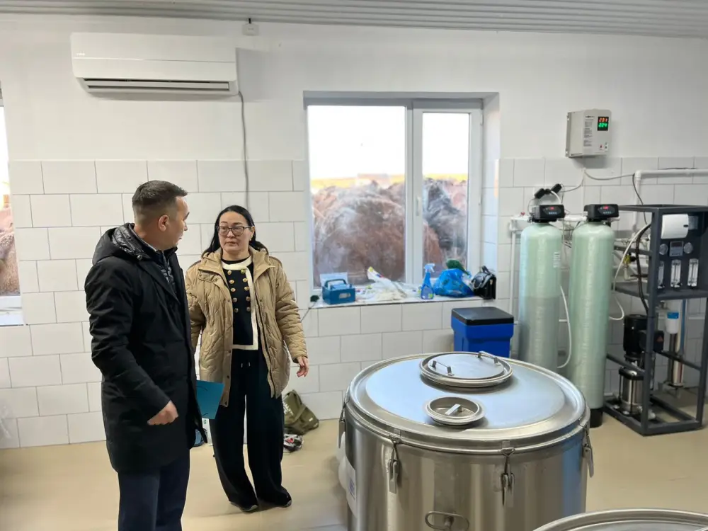Современный цех по производству верблюжьего молока открылся в Мангистауской области (4)