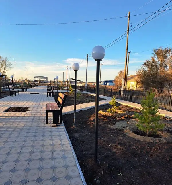 В селе Кеншокы Шетского района благоустроили парк (3)