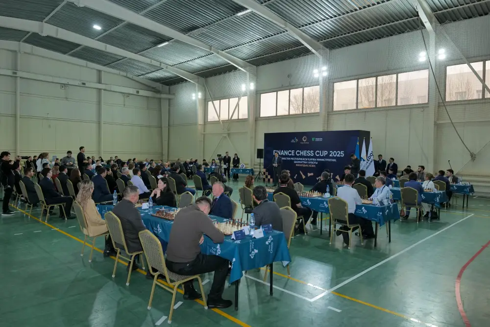 Состоялось торжественное открытие первого шахматного турнира среди работников системы Министерства финансов РК - Finance Chess Cup-2025 (5)