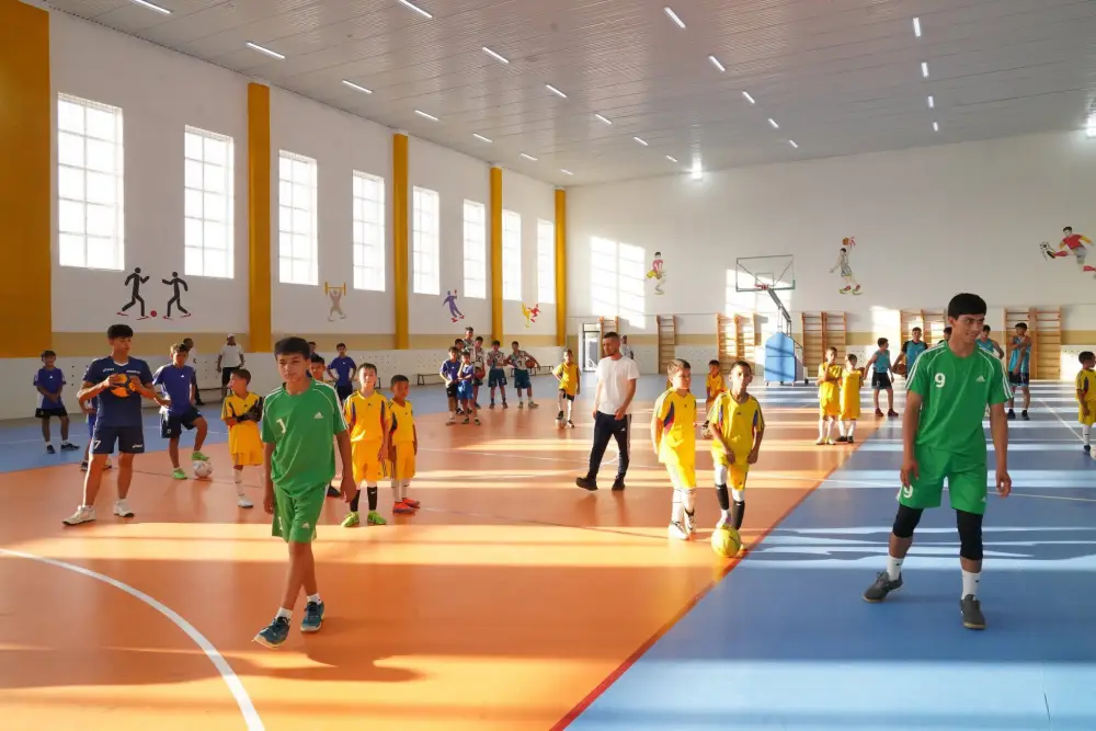 В ТУРКЕСТАНСКОЙ ОБЛАСТИ ЗА 10 МЕСЯЦЕВ ВВЕДЕНО В ЭКСПЛУАТАЦИЮ 66 СПОРТИВНЫХ ОБЪЕКТОВ (3)