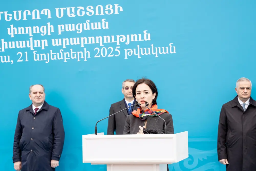 Улицу Месропа Маштоца открыли в Астане (3)