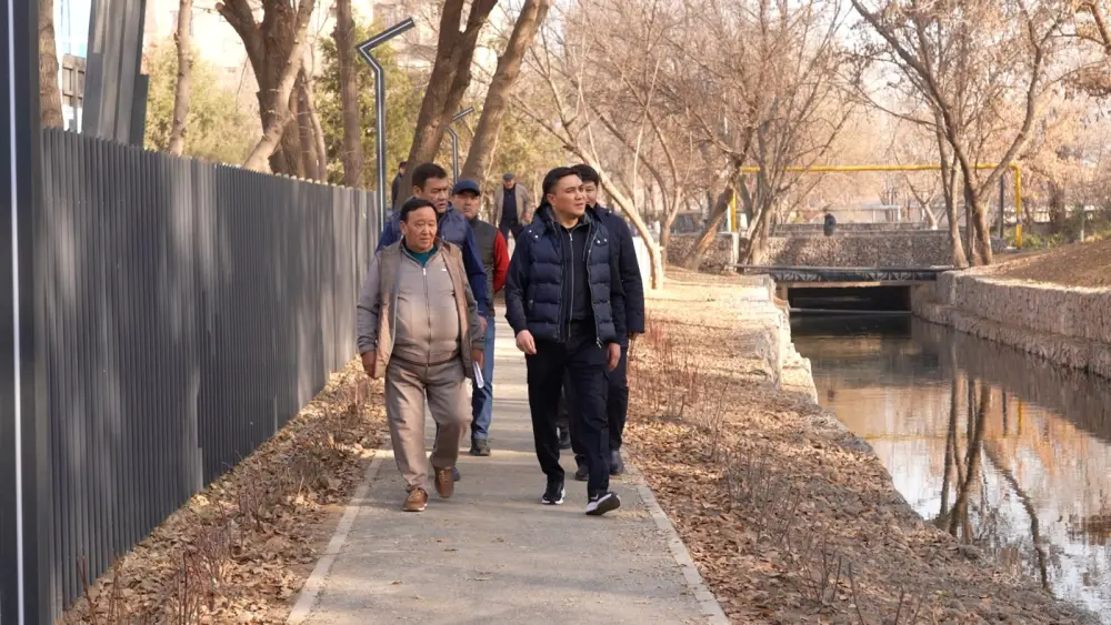 В ШЫМКЕНТЕ ПРОЕКТ БЛАГОУСТРОЙСТВА РЕКИ КОШКАР-АТА РЕАЛИЗУЕТСЯ С НОВЫМ ТЕМПОМ. (6)